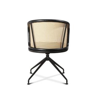 Executive Office Guest Rattan Office Chairs PU Upholstery 70cm Adjustable 10.5