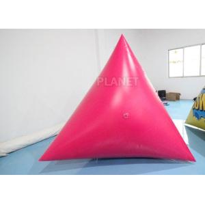 Triangular Inflatable Marker Buoy With D Rings Customized Size