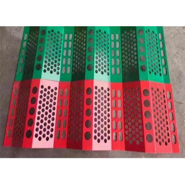 Quality 800mm Dust Wind Suppression Fence Green Perforated wholesale