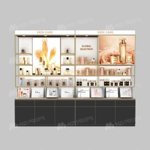 DYaS-VK-2 Skincare Display Cabinet with 60mm Light Box and Hidden LED Strips