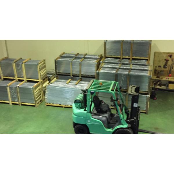 Galvanized Steel Rib Lath Machine Stable Property With Decoiler 10mm Rib Deep