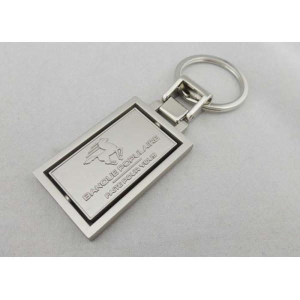 Quality Banoue Spinning Promotional Keychain with Spinning Logo and Misty Nickel Plating wholesale