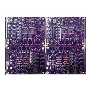 China 6 Layer FR4-4 1.6mm 2oz PCB Circuit Board 1.6mm Purple Solder Mask EING with plug hole V-cut on sale China 6 Layer FR4-4 1.6mm 2oz PCB Circuit Board 1.6mm Purple Solder Mask EING with plug hole V-cut on sale