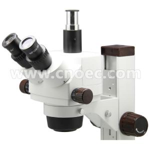 Trinocular Zoom Stereo Optical Microscope 0.7x - 4.5x LED Light Source , A23