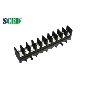 Long Single Pin Connector 300V Barrier Terminal Block Electrical 7.62mm Pitch UL