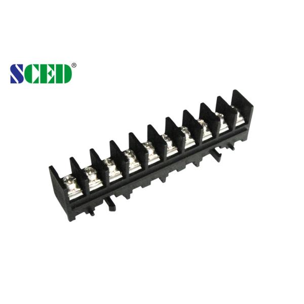 Long Single Pin Connector 300V Barrier Terminal Block Electrical 7.62mm Pitch UL