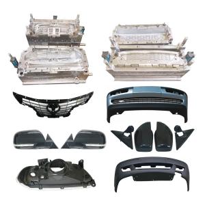 Plastic Injection Car Bumper Mold with P20 718 738 NAK80 S136 Mould Material