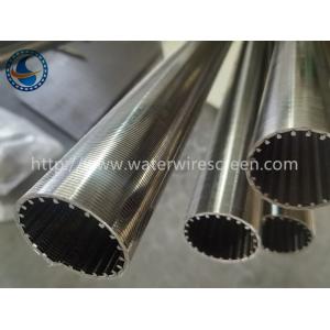 China Full Welded Stainless Steel 316l Odm Wedge Wire Screen Pipe on sale