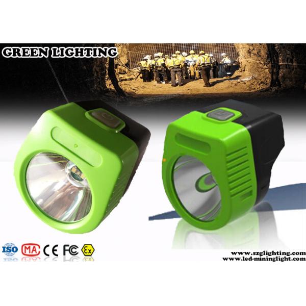 Quality 110 Lum Cordless Led Mining Cap Lamp 6000 Lux Main Brightness Explosion Proof wholesale