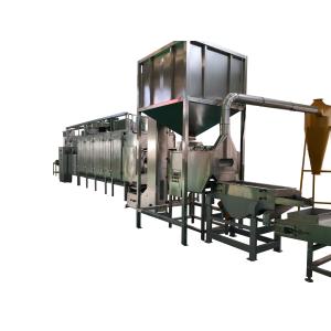 304 Stainless Steel 3.37kw Split Peanut Blanching Machine