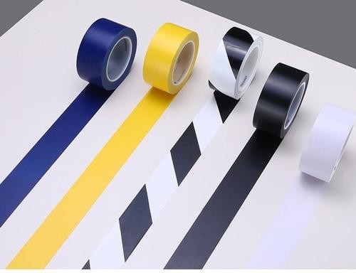 Quality Safety Rubber Adhesive PVC Floor Marking Tape High Visibility RoHS Certification wholesale