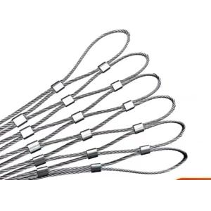 Ferruled / Woven Stainless Steel Rope Mesh 40*40 Aperture