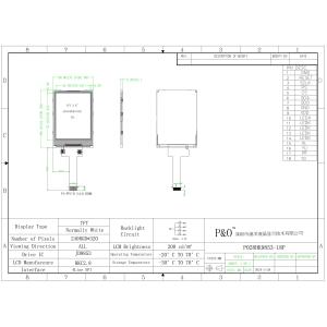 Polcd 2.8 Inch 240x320 IPS TFT LCD Screen SPI JD9853 IC All Free Viewing Angle