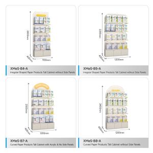 Maternity Shop Display Rack Modern Style High Cabinet for Baby Shop Display