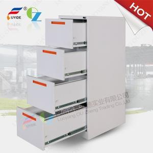 China Vertical filing cabinet steel material 4 drawer,cold roll steel plate 0.5-1.2mm available on sale