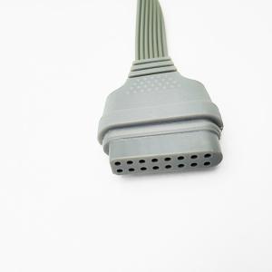 10 Leads Ecg Monitor Connector Cable Snap Type EDAN SE-2003 / SE-2012