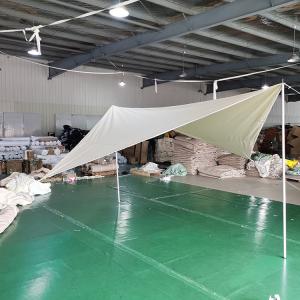 210T Polyester Iron Pipe Family Summer Beach Canopy Sun Shelter With Wind Rope