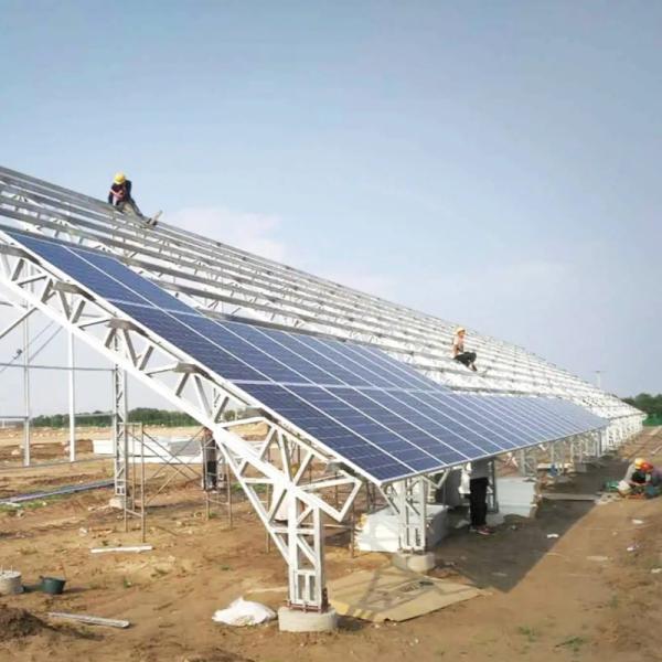 Natural Silver Solar Panel Roof Mounting Bracket For Roof Ground Anodized Surface Treatment