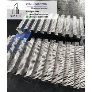 SUDALU Foshan City Aluminum Perforated Facade Cladding Wall Panel Extrior