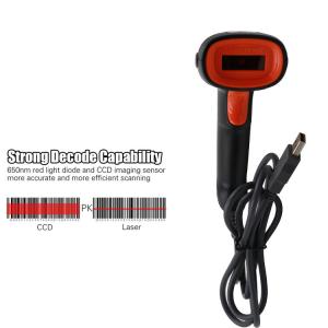 Kebo SK-3000 High Quality New deisgn handheld 1D Laser 4mil Wired Hand Barcode