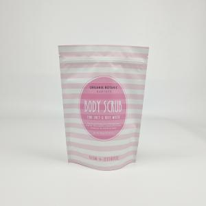China Customized Packaging Stand Up Zipper Bag Plastic Pouch For Body Scrub Bath Salt Packing Coffee Body Scrub Bag on sale