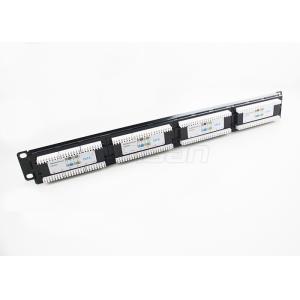 1U Rack Mount 15 Slots 19 Inch Metal Horizontal Cable Management ISO Certificati