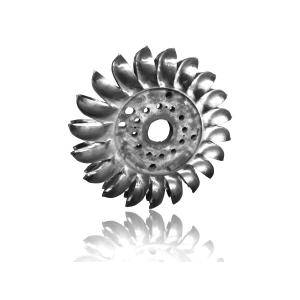 Stainless Steel Or Steel Hydro Turbine Runner With Customized Blade Height