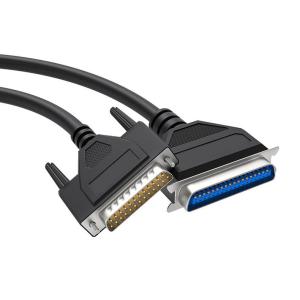 Parallel Printer RS232 RJ45 Cable Male To Male DB25 To CN36