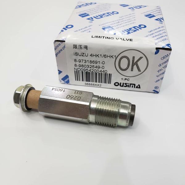 OUSIMA Rail Pressure Limiting Valve 8-97318691-0 8973186910 8-98032549-0 8980325490 ND0954200440 For Isuzu 4HK1 6HK1