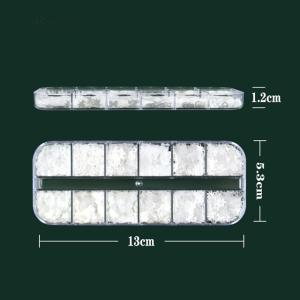 Custom Glitter Heart-Shaped White Lucency Nail Art Glitter Using Ritual Winter