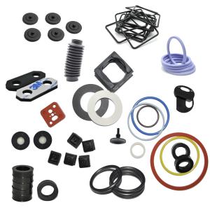 Cheap -60C-450C Custom Rubber Product , Epdm Nbr Molded Rubber Parts for sale