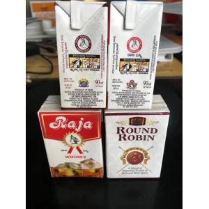 100ml Slim Multi Layers Laminated Aseptic Packaging Material For Alcohol,