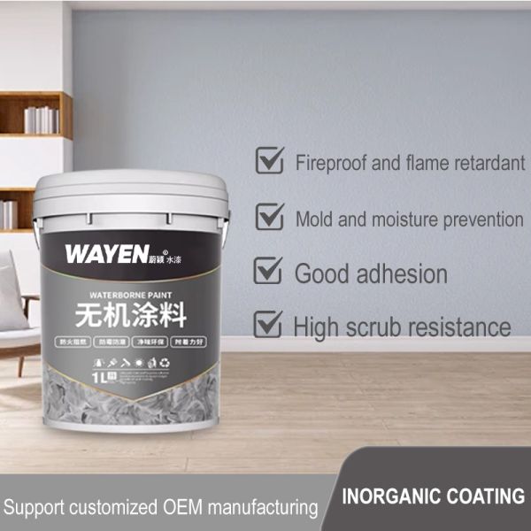 Flame Retardant Inorganic Coating A Class Interior Exterior Anti Slip Paint