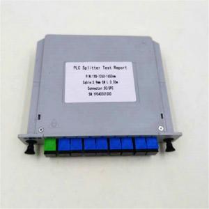 Steel Tube Fiber Optic Splitter 1x8 Type For EPON Ethernet Passive Optical