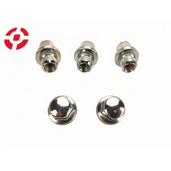 OE RRD500510 Wheel Lug Nut M14x1.5 Thread In Silver Color For Land Rover Range Rover