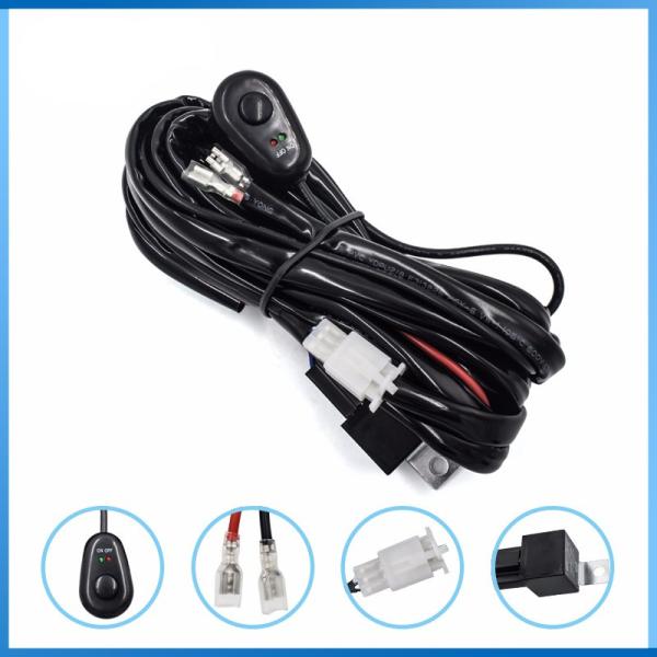 Quality Offroad Light Bar Wiring Harness Kit DT Plug Auto Power LED Connecting for car accessories wholesale