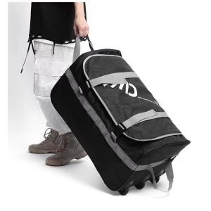 Cheap 3 Wheels Wide Foldable Rolling Duffel Bag Big Volume Easy Carrying for sale