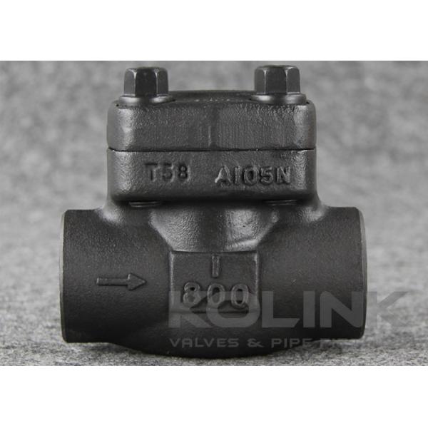 Forged Steel Piston Check Valve Bolted Cover NPT BSPT