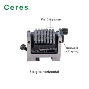 Gto52 7 Digits Backward Offset Horizontal Numbering Machine High Precision