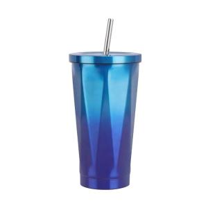 Kids Double Wall Insulation 304 Stainless Steel With Straw And Lids Custom Logo