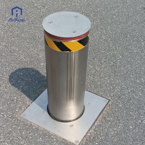 Stainless Steel Hydraulic Bollard with IP68 Protection and Remote Control for