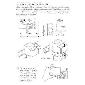 SUL181H 1810842 Time Switch Blue Buckle SYN161H TM181 SUL181H