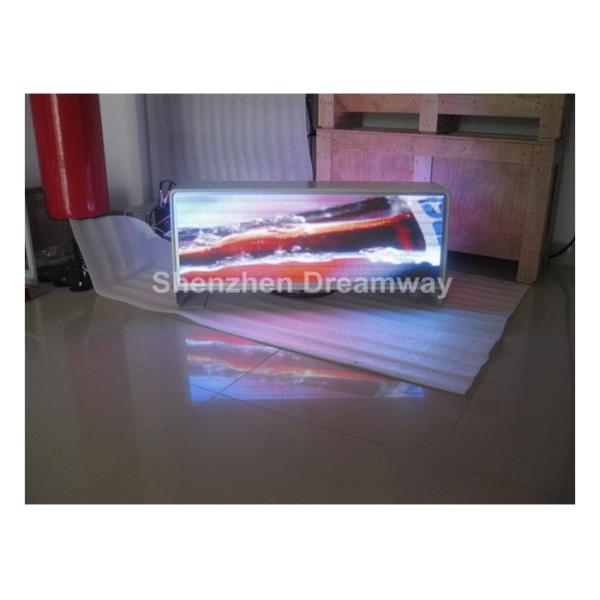 3G / WIFI GPS P5 Taxi Car LED Display Advertising Boards With AVI WMV MPG Video