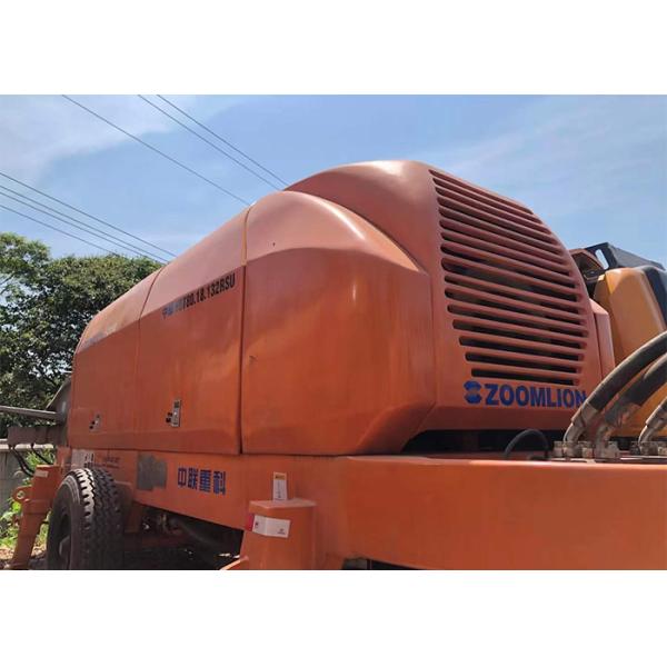 Quality 80CBM 8Mpa Used Concrete Trailer Pump Electric Hydraulic Stationary wholesale