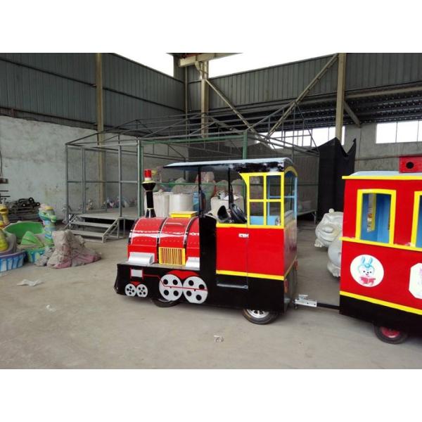 25 Seats Kids Trackless Train Amusement Ride For Theme And Amusement Parks