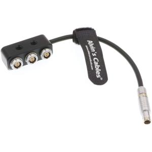 Fischer 3 Pin Male ARRI Alexa 20CM Splitter Box Cable