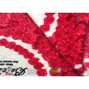 Home Textile Printed Minky Plush Fabric , Polyester Velvet Tapestry Fabric Ultra