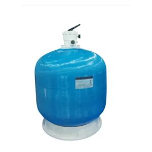 1.5 / 2 Inch Port HDPE Sand Filter Tank With 3 Way Valve 1300mm Height