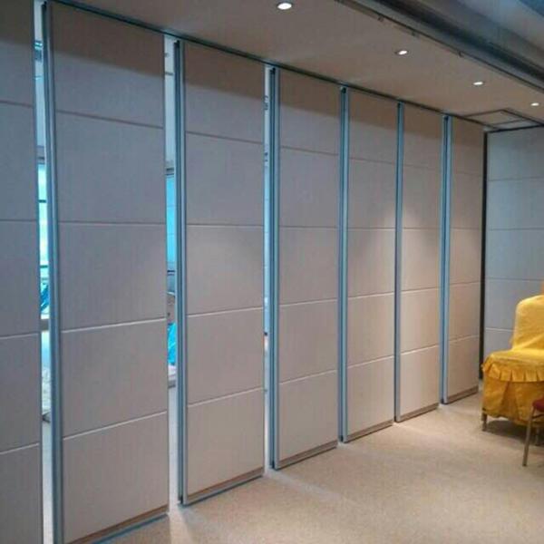 White 95mm Movable Partition Wall Panel 6063-T6 Aluminum Frame