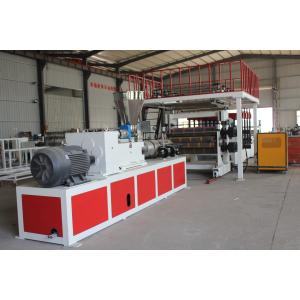 Single Plate Board Layers PVC Sheet Production Line with Sheet Width 700-2000mm and ABB/Delta Inverter